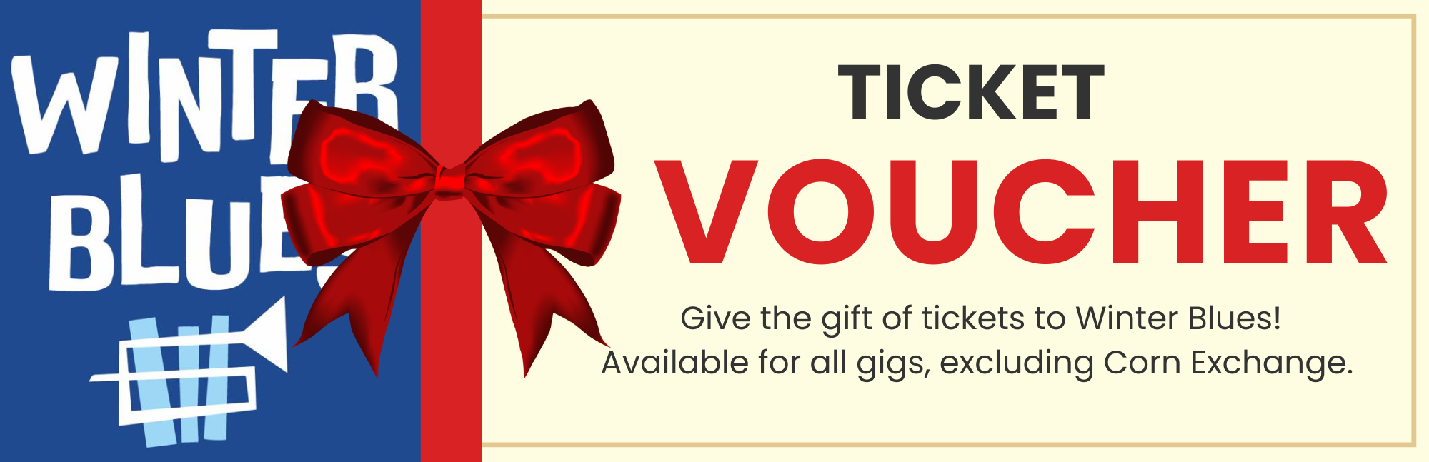 Gift voucher for tickets